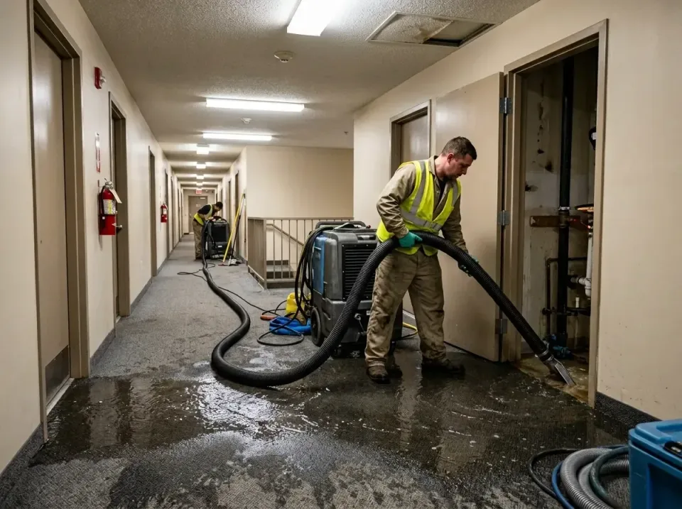 multi-unit-apartment-hallway-f-005 — frequently asked questions, Emergency Burst Pipe Water Extraction & Removal in Metzger,…